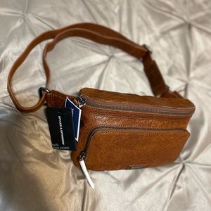 Spikes and Sparrow leather belt bag